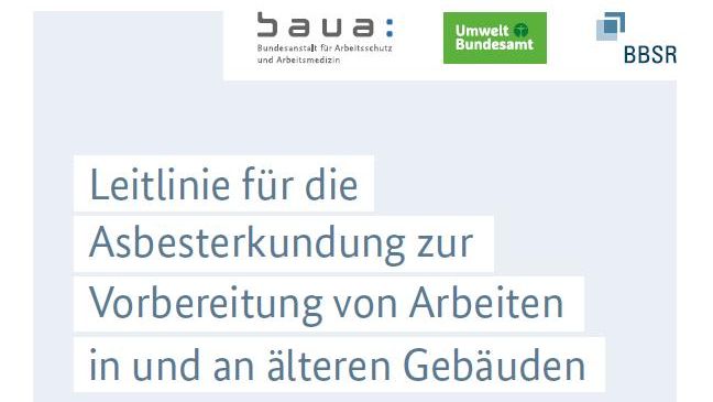 Header Deckblatt Leitlinie Asbesterkundung